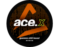 SNUS Nikotiinipadjad <br> ACE<br> Ace X Guarana Chili Boost
